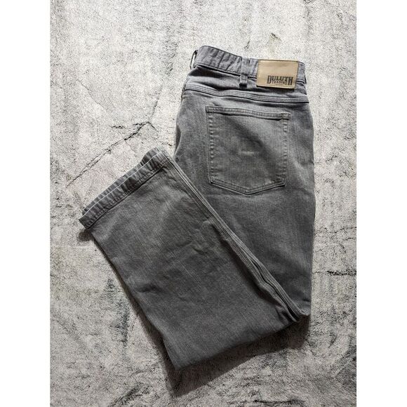 Duluth Flex Ballroom Straight Leg Jeans Men's Size 42x30 Gray - Picture 1 of 15